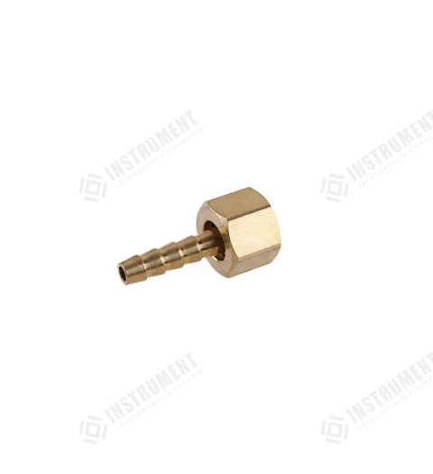 adaptér vsuvka hadicová 1/4" vnútorný závit+6mm trň mosadzný vzduch