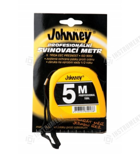 meter KDS 5013 5mx13mm zvinovací Johnney žltý