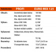 miešačka stavebná Euro-mix 125l / 230V