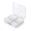 box organizér 15,6x14x3,5cm SQR KSQ15154-S429 transparentný plastový Kistenberg