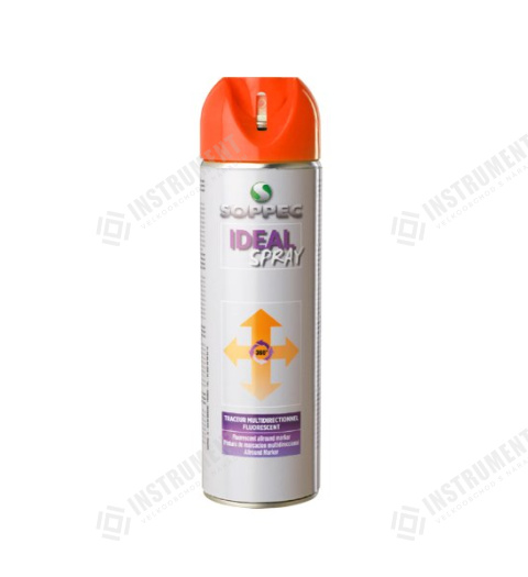 sprej fluorescenčný IDEAL, 500ml, oranžový / spray