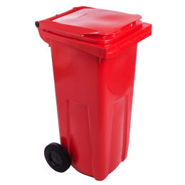 popolnica 120l plastová červená J.A.D. / nádoba na odpad