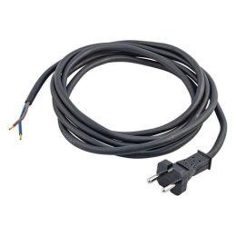 kábel napájací s vidlicou FSG 2x1,0mm 1,5m / flexo šnúra