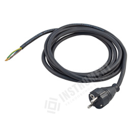 kábel napájací s vidlicou FSG 3x1,0mm 3,0m / flexo šnúra