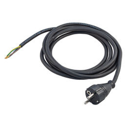 kábel napájací s vidlicou FSG 3x1,5mm 1,5m / flexo šnúra