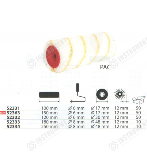 valček maliarsky polyakryl 180mmx48x12mm