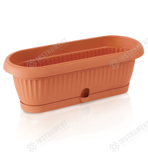 kvetináč truhlík 31,6cm TERRA DCK2-R624 terakota plastový PROSPERPLAST