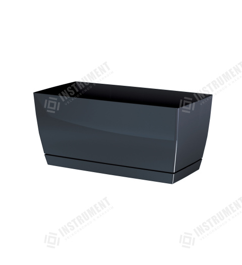 kvetináč truhlík 24x12cm Coubi Case P DUPP240-426U grafit plastový