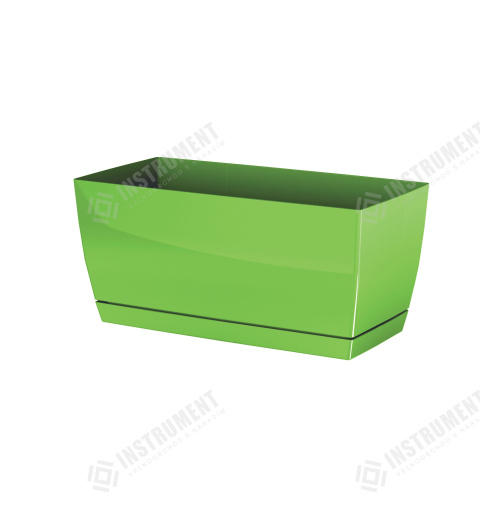 kvetináč truhlík 24x12cm Coubi Case P DUPP240-370U olivový plastový