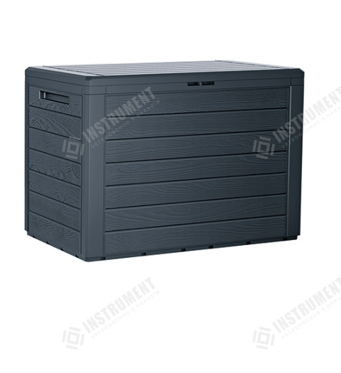 box záhradný 78cm-190l WOODEBOX MBWL190-S433 antracit plastový