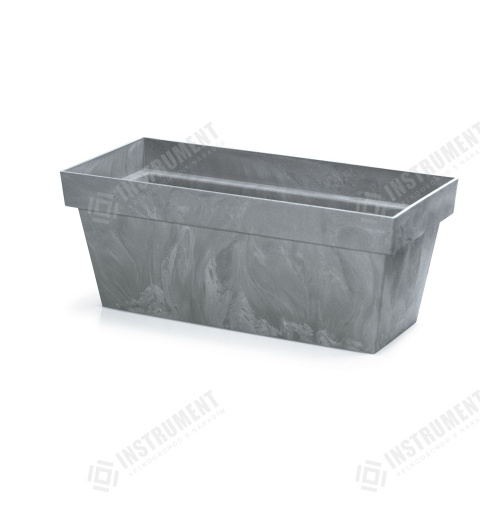 kvetináč truhlík 58,7cm CUBE CASE Beton Effect DCUC600E-425U marengo plast