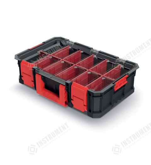 box s prepážkami 51,7x33,1x13,4cm MODULAR SOLUTION KMS553515S-S411 čierny