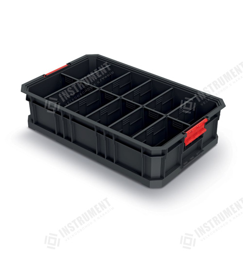 box s prepážkou 52x32,7x12,5cm MODULAR SOLUTION KMS553510S-S411 čierny