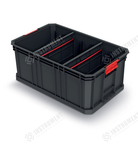 box s prepážkou 52x32,9x21cm MODULAR SOLUTION KMS553520S-S411 čierny