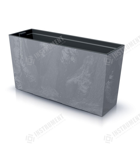 kvetináč truhlík 77cm URBI CASE BETON EFFECT M DUC800ME-425U marengo plast