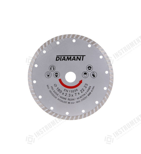 kotúč diamantový 180mm DIAMANT TURBO