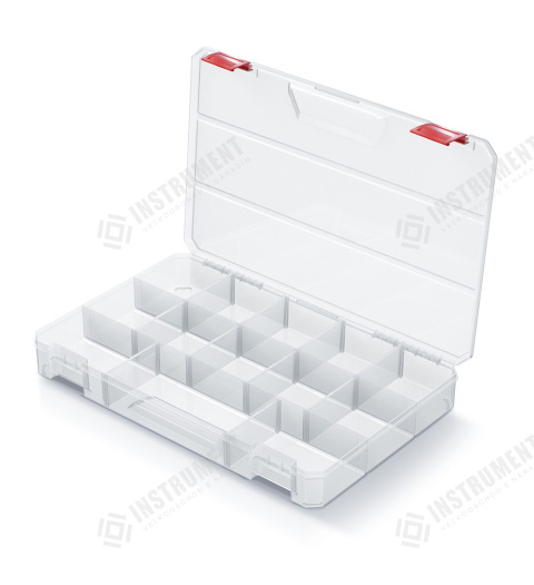 box organizér 27,5x18,6x4,1cm SQR BOX KSQ30204 transparentný Kistenberg