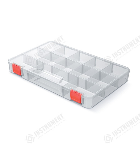 box organizér 35,5x23x4,1cm SQR BOX KSQ35254 transparentný Kistenberg