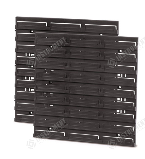 stena sada 2ks 38,6x1,8x39cm BINEER BOARD KBBS4040-S411 čierna plast