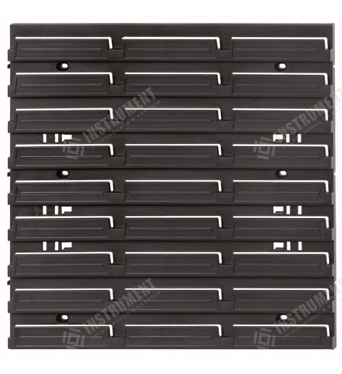 stena sada 2ks 38,6x1,8x39cm BINEER BOARD KBBS4040-S411 čierna plast