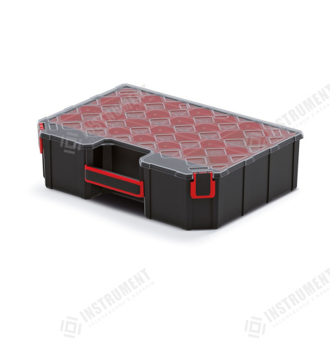 box organizér s krabičkami 39x28,4x10,5cm TAGER KTG403010B-S429 čierny