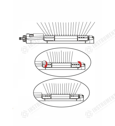 zavlažovač záhradný výkyvný 19trysiek /rozstrekovač AQUATIC FESTA