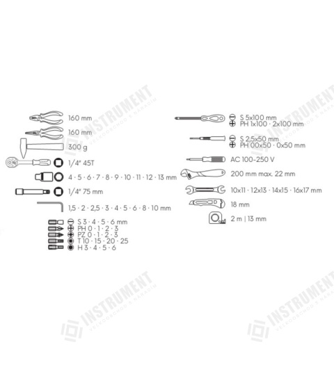 sada náradia 60ks