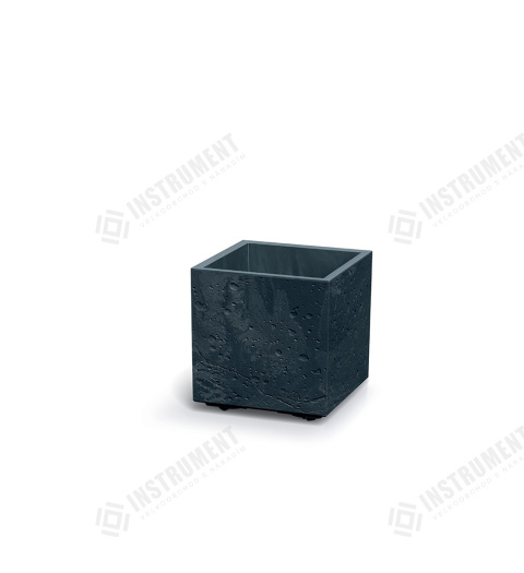 kvetináč 28,8cm SIERRA SQUARE BETON EFFECT DSI300E-S433 antracit plastový Prosperplast 