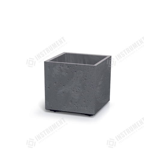 kvetináč 28,8cm SIERRA SQUARE BETON EFFECT DSI300E-425U marengo plastový Prosperplast 