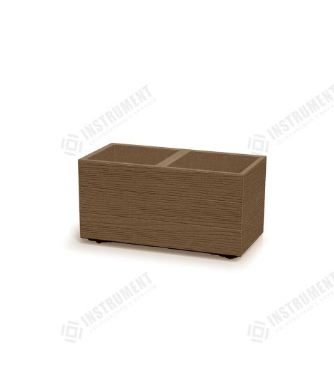 kvetináč 57,7cm MADERA CASE ECO WOOD DMA600W-4665W naturo plastový